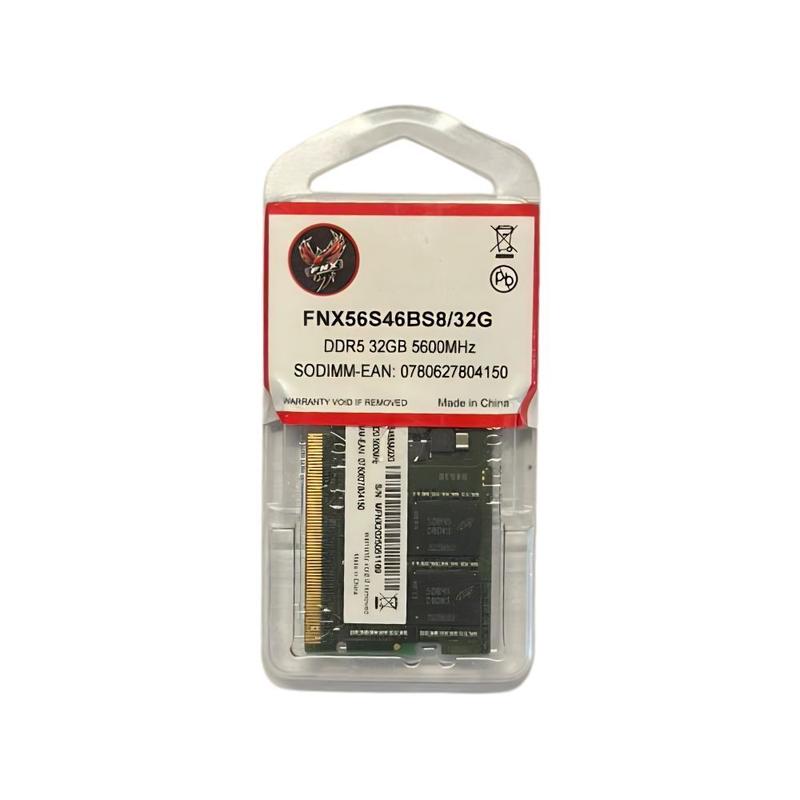 Memoria RAM para Notebook FNX So-Dimm 32gb 5600mhz Ddr5 Cl22